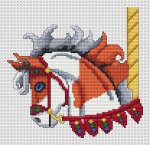 (image for) Sorrel Carousel Horse Head